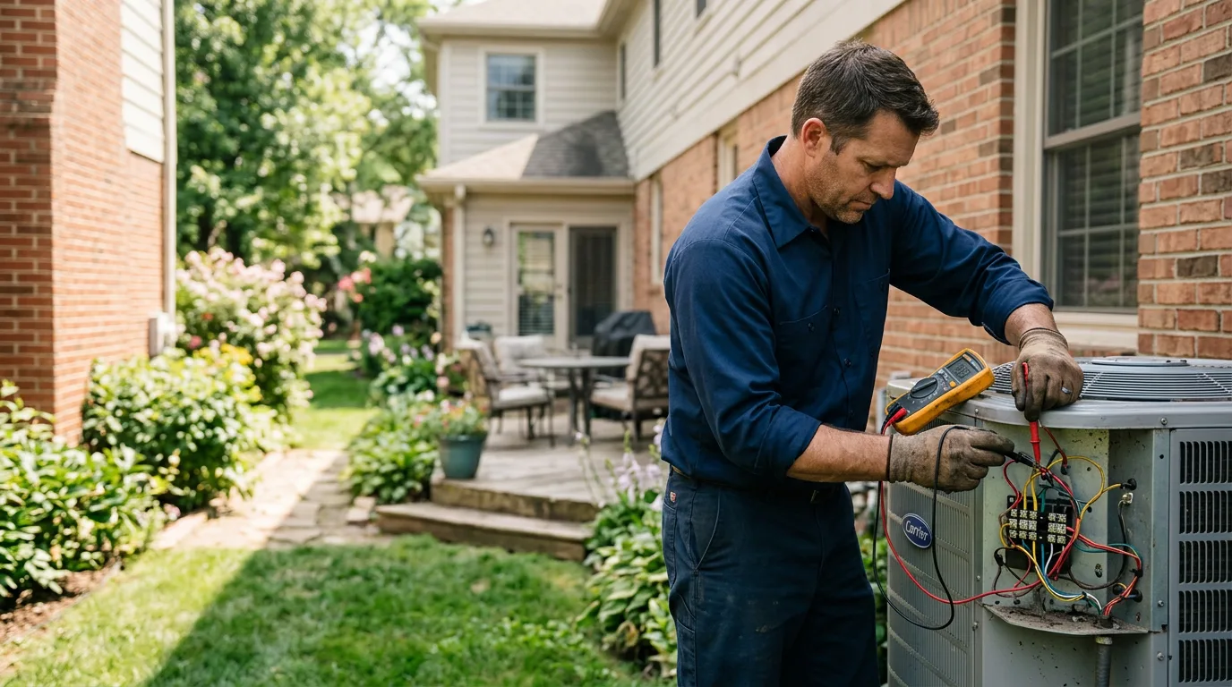 HVAC technician working near Livermore, KY